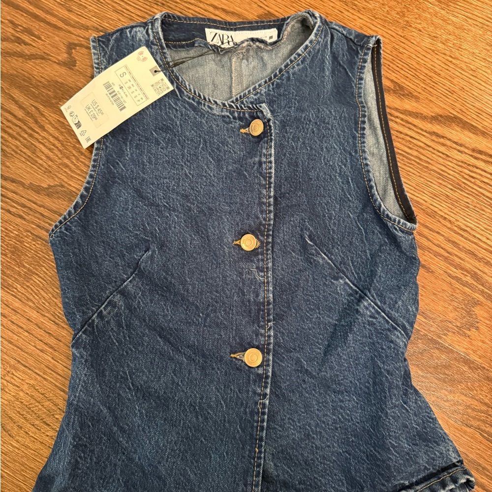 Zara Classic Blue Denim Jacket